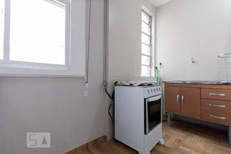 Cozinha de kitnet/studio à venda com 1 quarto, 22m² em Centro, São Paulo