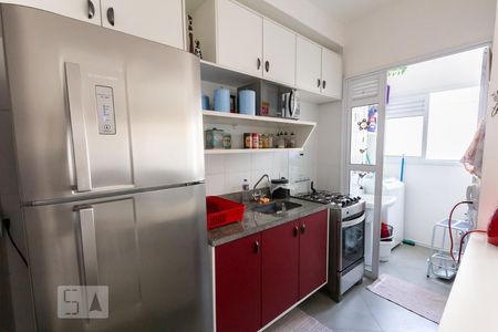 Cozinha de apartamento à venda com 1 quarto, 33m² em Barra Funda, São Paulo