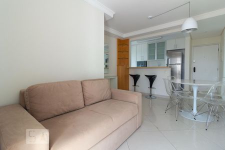 Sala de apartamento para alugar com 1 quarto, 45m² em Brooklin Paulista, São Paulo