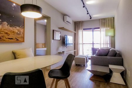 Sala de apartamento para alugar com 1 quarto, 42m² em Itaim Bibi, São Paulo