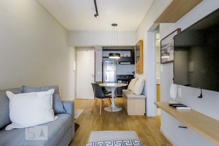 Sala de apartamento para alugar com 1 quarto, 42m² em Itaim Bibi, São Paulo