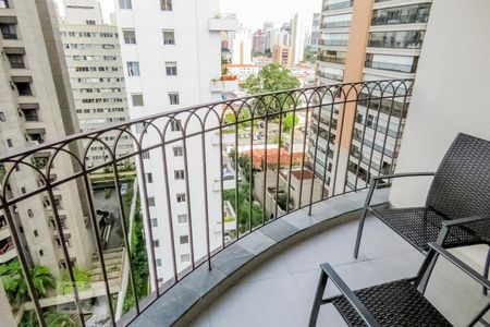 Varanda sala de apartamento para alugar com 1 quarto, 42m² em Itaim Bibi, São Paulo