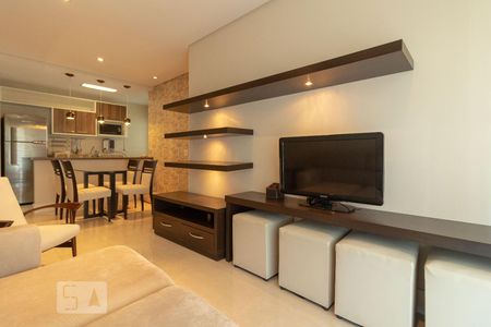 Sala de apartamento para alugar com 2 quartos, 75m² em Cidade Monções, São Paulo