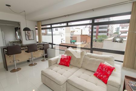 Sala de apartamento para alugar com 1 quarto, 67m² em Boa Vista, Porto Alegre