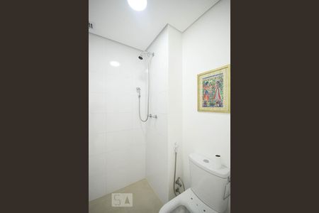 Detalhe do banheiro de apartamento para alugar com 1 quarto, 38m² em Vila Andrade, São Paulo