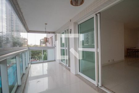 Varanda da Sala de apartamento para alugar com 4 quartos, 140m² em Barra da Tijuca, Rio de Janeiro