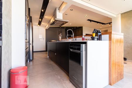 Cozinha de apartamento à venda com 1 quarto, 74m² em Alphaville Industrial, Barueri