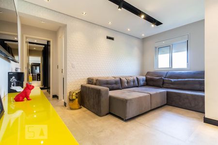 Sala de TV de apartamento à venda com 1 quarto, 74m² em Alphaville Industrial, Barueri