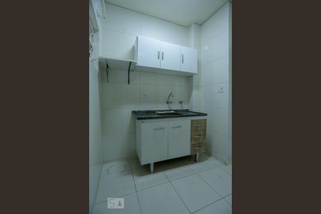 Cozinha de kitnet/studio à venda com 1 quarto, 32m² em República, São Paulo