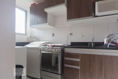 Cozinha de apartamento à venda com 2 quartos, 47m² em Parque Jambeiro, Campinas