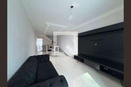 Sala de casa à venda com 3 quartos, 137m² em Vila Alzira, Santo André