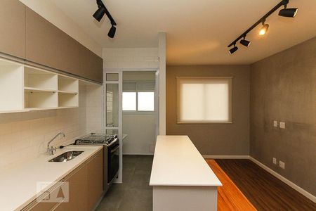 cozinha e sala de apartamento à venda com 1 quarto, 32m² em Mooca, São Paulo