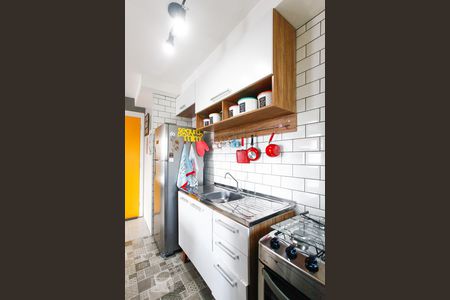 Cozinha de apartamento para alugar com 2 quartos, 42m² em Jardim Las Vegas, Guarulhos