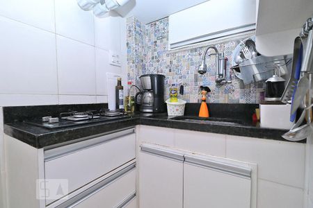 Cozinha. de apartamento à venda com 1 quarto, 47m² em Copacabana, Rio de Janeiro