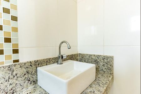 Banheiro da Suíte 1 de apartamento para alugar com 2 quartos, 46m² em Vila São Pedro, Santo André