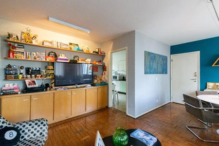 Sala de apartamento à venda com 2 quartos, 82m² em Moema, São Paulo