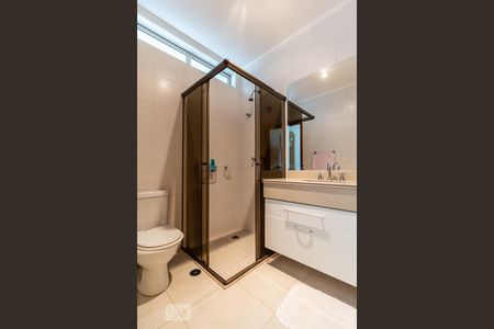 Banheiro da Suíte 1 de apartamento à venda com 3 quartos, 133m² em Tamboré, Santana de Parnaíba
