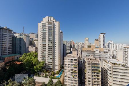 Vista Sala de estar de apartamento à venda com 3 quartos, 120m² em Jardim Paulista, São Paulo