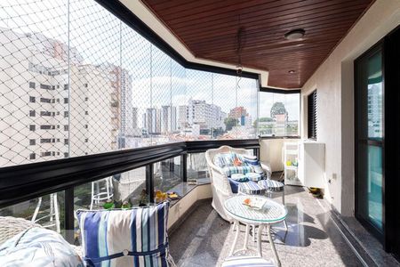 Sacada  de apartamento à venda com 3 quartos, 140m² em Vila Gomes Cardim, São Paulo