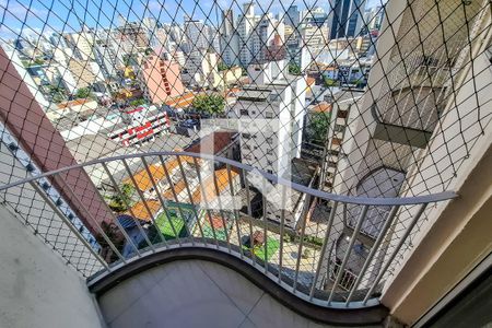 varanda vista de apartamento à venda com 2 quartos, 56m² em Cambuci, São Paulo