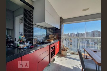 Terraço gourmet  de apartamento à venda com 1 quarto, 73m² em Vila Mariana, São Paulo