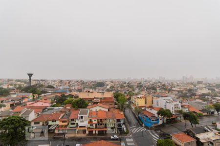 Vista da Varanda Gourmet de apartamento à venda com 2 quartos, 49m² em Vila Pires, Santo André