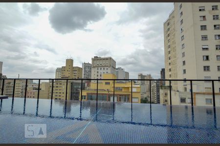 Piscina de kitnet/studio à venda com 1 quarto, 26m² em Campos Elíseos, São Paulo