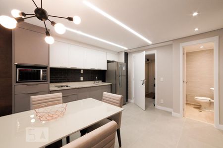 Cozinha de kitnet/studio à venda com 1 quarto, 54m² em Brooklin Paulista, São Paulo