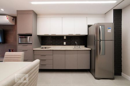 Cozinha de kitnet/studio à venda com 1 quarto, 54m² em Brooklin Paulista, São Paulo