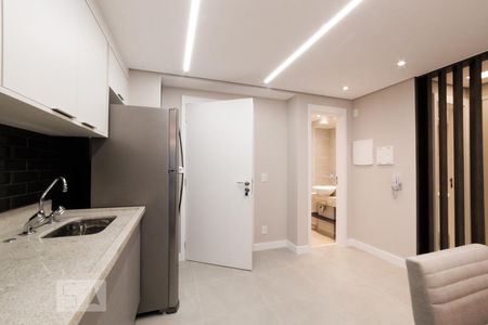 Cozinha de kitnet/studio à venda com 1 quarto, 54m² em Brooklin Paulista, São Paulo