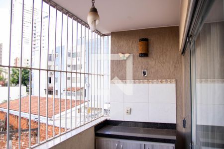 Varanda Sala de apartamento para alugar com 2 quartos, 68m² em Setor Oeste, Goiânia