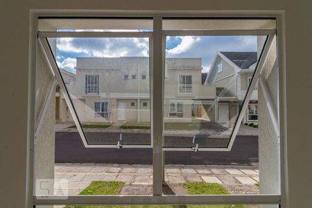 Vista da sala de casa de condomínio para alugar com 3 quartos, 126m² em Barreirinha, Curitiba