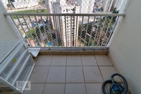 Varanda da Sala de apartamento à venda com 2 quartos, 56m² em Parque Reboucas, São Paulo
