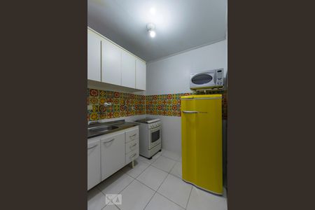 Cozinha de apartamento à venda com 1 quarto, 34m² em Vila Califórnia, São Paulo