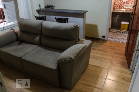 Detalhe Sala de apartamento à venda com 1 quarto, 42m² em República, São Paulo