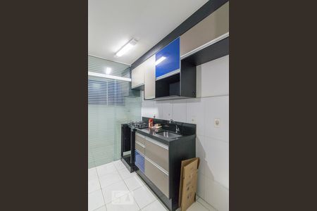 Cozinha de apartamento à venda com 2 quartos, 55m² em Vila Homero Thon, Santo André