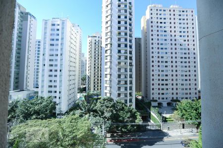 Vista de apartamento à venda com 1 quarto, 63m² em Moema, São Paulo