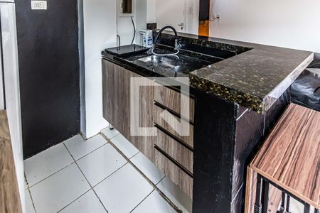 Cozinha de kitnet/studio à venda com 1 quarto, 29m² em Campos Elíseos, São Paulo
