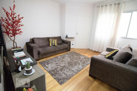 Sala de apartamento à venda com 2 quartos, 72m² em Vila Valparaíso, Santo André