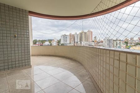 Varanda da Sala de apartamento à venda com 4 quartos, 190m² em Cidade Nova, Belo Horizonte