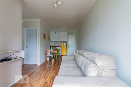 sala e cozinha de apartamento para alugar com 1 quarto, 46m² em Vila Buarque, São Paulo