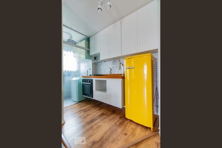 cozinha de apartamento para alugar com 1 quarto, 46m² em Vila Buarque, São Paulo