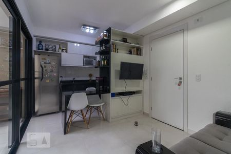 Sala de apartamento para alugar com 1 quarto, 42m² em Centro, Curitiba