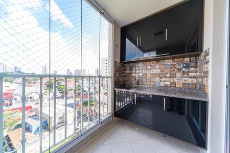 Varanda Gourmet de apartamento para alugar com 2 quartos, 76m² em Vila Helena, Santo André