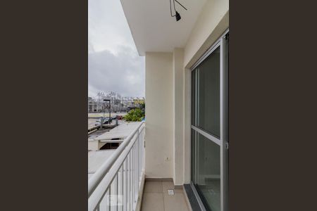 Varanda da Sala de apartamento à venda com 2 quartos, 50m² em Vila Homero Thon, Santo André
