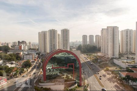 Vista da Varanda de apartamento para alugar com 1 quarto, 38m² em Centro, São Bernardo do Campo