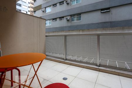 Varanda de kitnet/studio à venda com 1 quarto, 26m² em Consolação, São Paulo