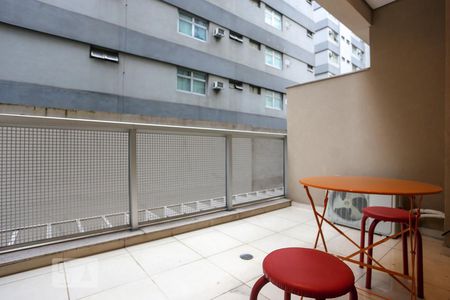 Varanda de kitnet/studio à venda com 1 quarto, 26m² em Consolação, São Paulo