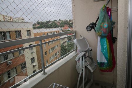 Varanda de apartamento à venda com 3 quartos, 60m² em Pechincha, Rio de Janeiro