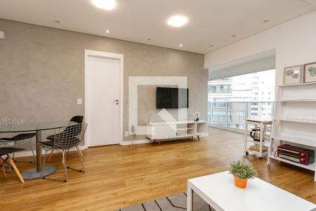 Sala de apartamento para alugar com 1 quarto, 48m² em Vila Gertrudes, São Paulo